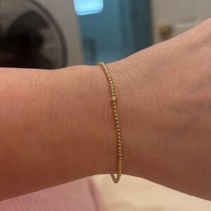 Elegant Gold Beaded Bracelet